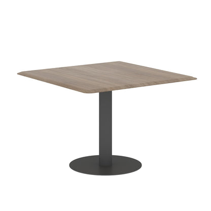 SQUARE SHAPE MEETING TABLE, MADE IN E1 LAMINATE CHIPBOPARD, WITH METAL LEG by Treejar | Souqify
