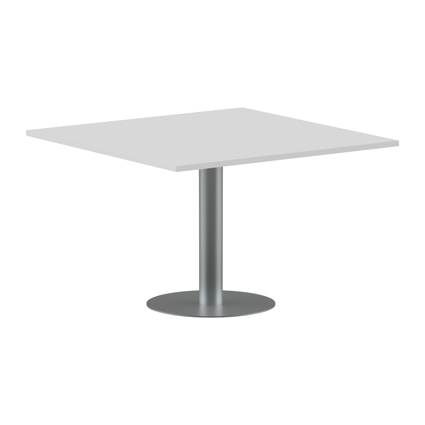SQUARE SHAPE MEETING TABLE, MADE IN E1 LAMINATE CHIPBOPARD, WITH METAL LEG by Treejar | Souqify