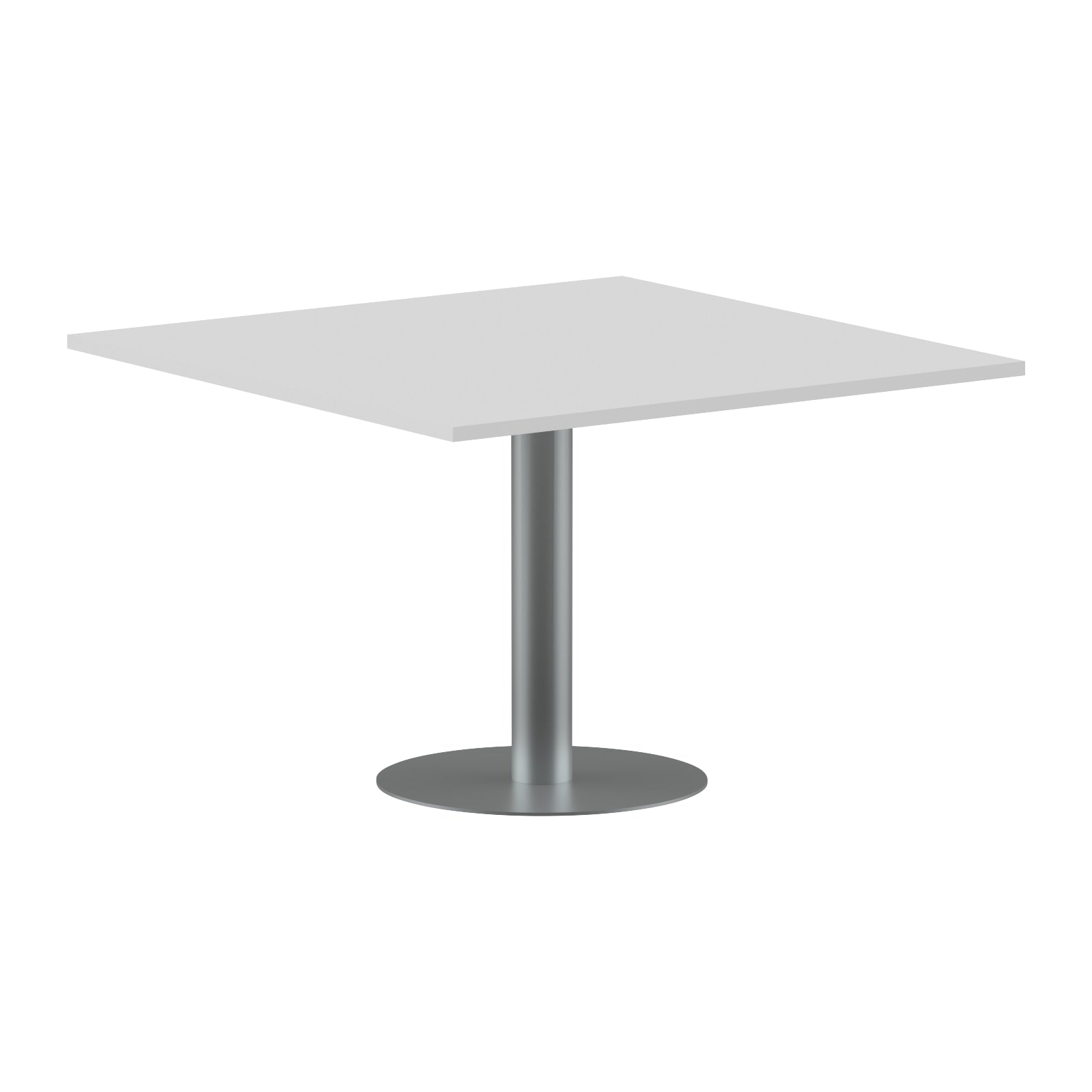 SQUARE SHAPE MEETING TABLE, MADE IN E1 LAMINATE CHIPBOPARD, WITH METAL LEG by Treejar | Souqify