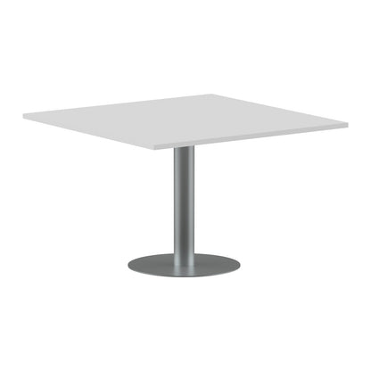 SQUARE SHAPE MEETING TABLE, MADE IN E1 LAMINATE CHIPBOPARD, WITH METAL LEG by Treejar | Souqify