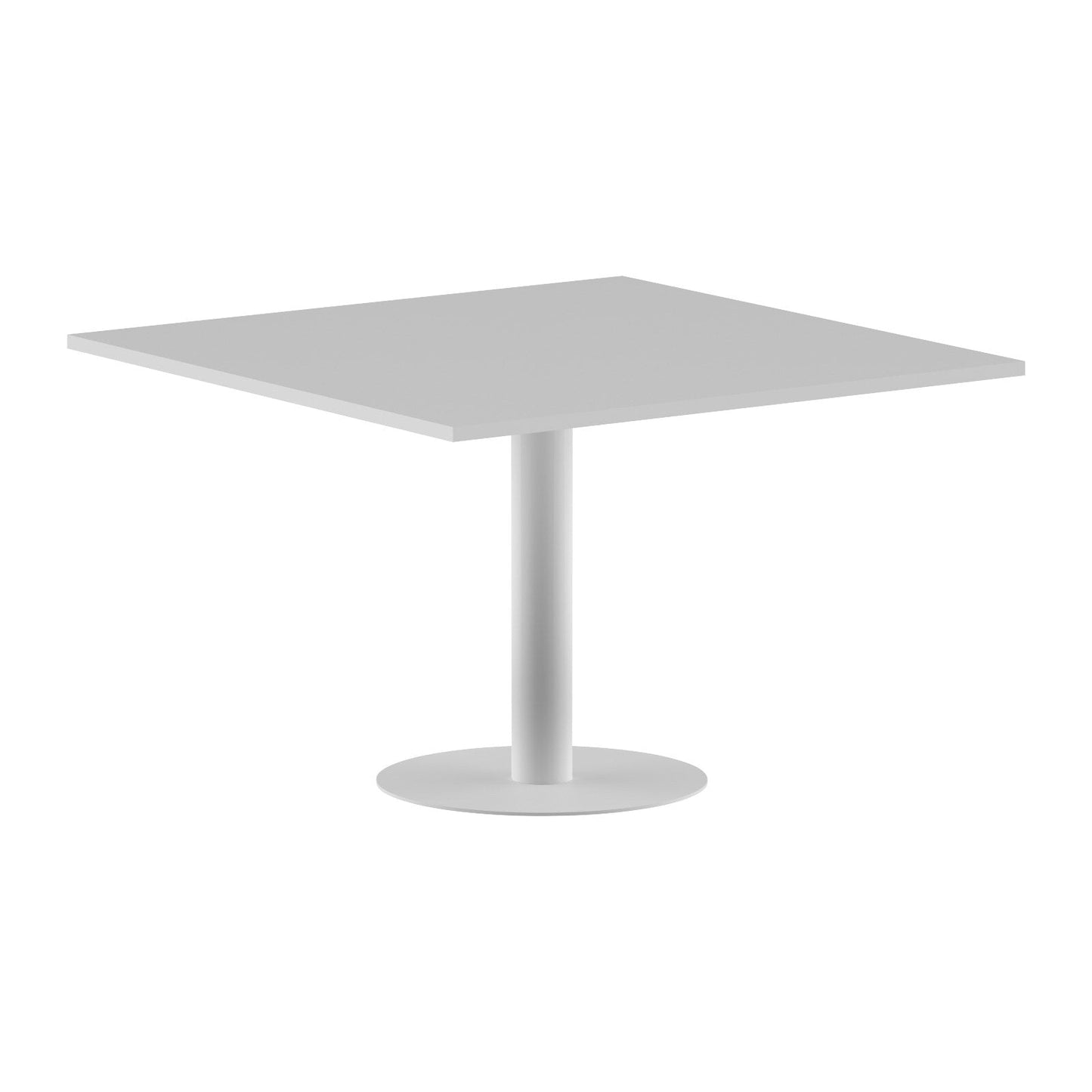 SQUARE SHAPE MEETING TABLE, MADE IN E1 LAMINATE CHIPBOPARD, WITH METAL LEG by Treejar | Souqify