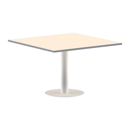 SQUARE SHAPE MEETING TABLE, MADE IN E1 LAMINATE CHIPBOPARD, WITH METAL LEG by Treejar | Souqify