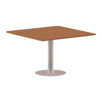 SQUARE SHAPE MEETING TABLE, MADE IN E1 LAMINATE CHIPBOPARD, WITH METAL LEG by Treejar | Souqify