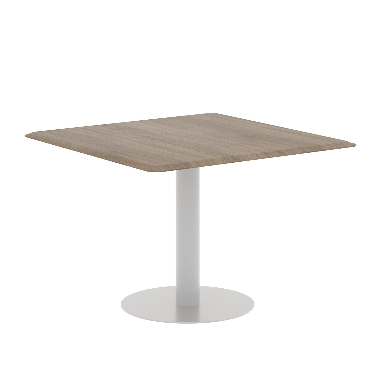 SQUARE SHAPE MEETING TABLE, MADE IN E1 LAMINATE CHIPBOPARD, WITH METAL LEG by Treejar | Souqify