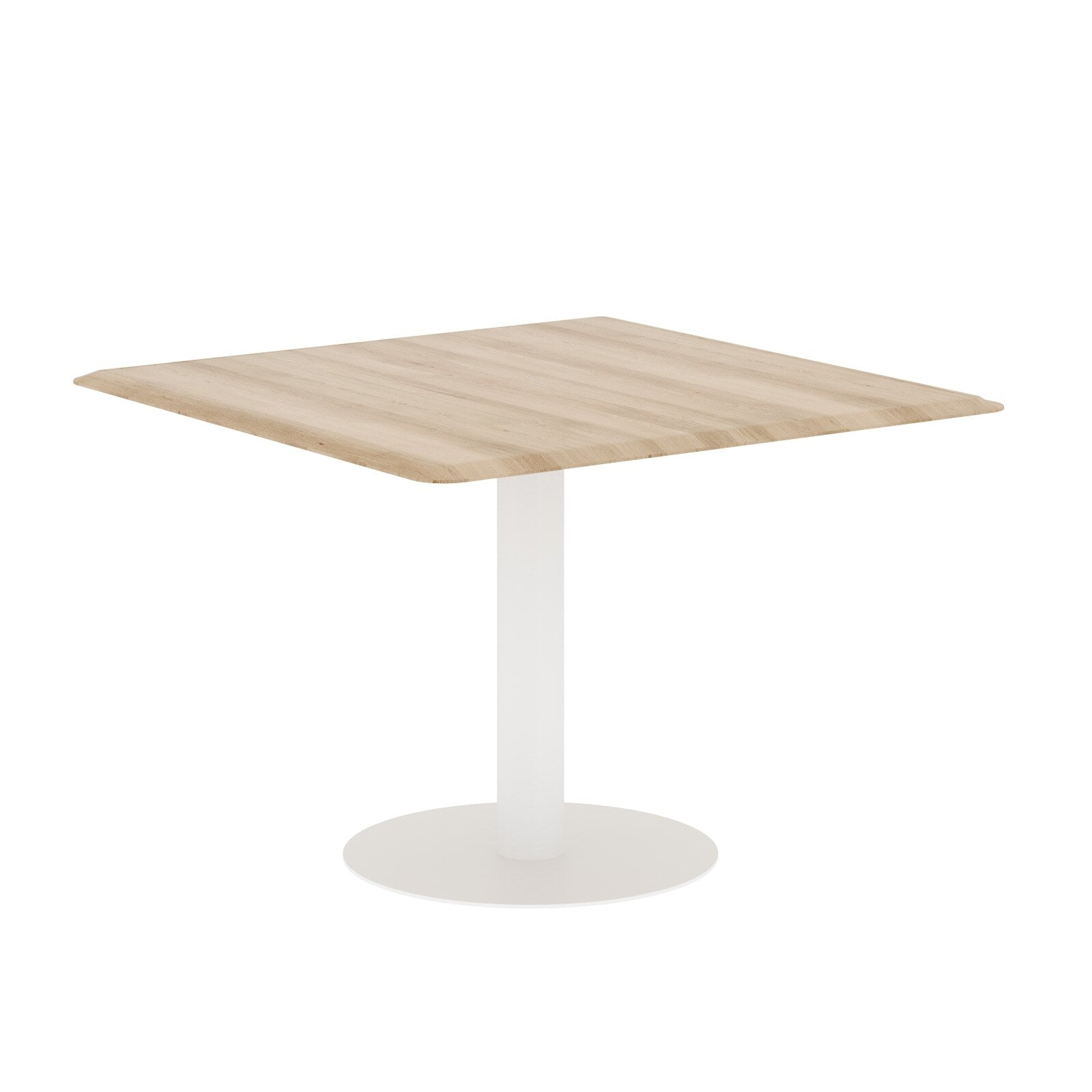 SQUARE SHAPE MEETING TABLE, MADE IN E1 LAMINATE CHIPBOPARD, WITH METAL LEG by Treejar | Souqify