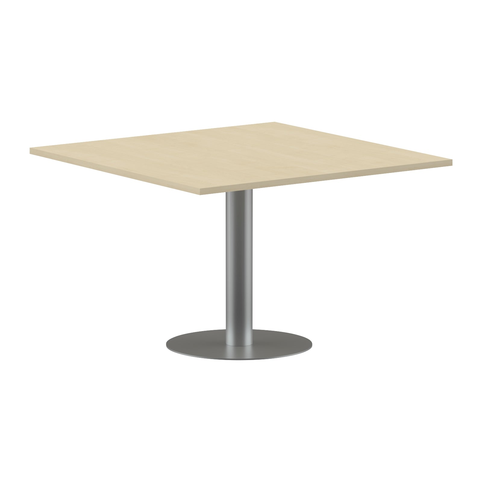 SQUARE SHAPE MEETING TABLE, MADE IN E1 LAMINATE CHIPBOPARD, WITH METAL LEG by Treejar | Souqify