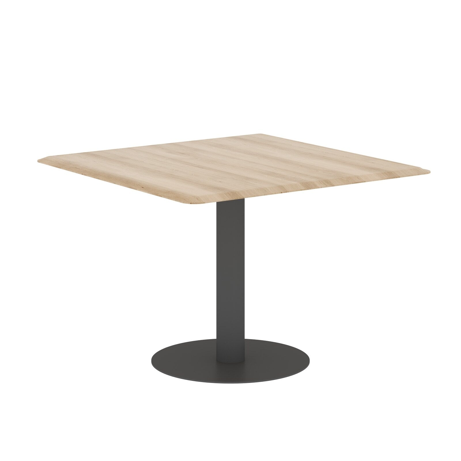 SQUARE SHAPE MEETING TABLE, MADE IN E1 LAMINATE CHIPBOPARD, WITH METAL LEG by Treejar | Souqify