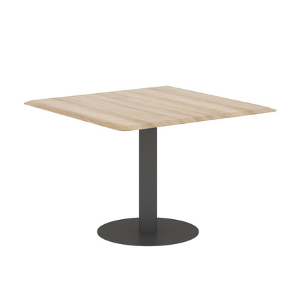 SQUARE SHAPE MEETING TABLE, MADE IN E1 LAMINATE CHIPBOPARD, WITH METAL LEG by Treejar | Souqify