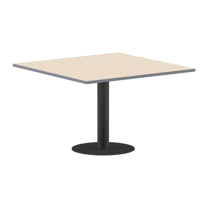SQUARE SHAPE MEETING TABLE, MADE IN E1 LAMINATE CHIPBOPARD, WITH METAL LEG by Treejar | Souqify