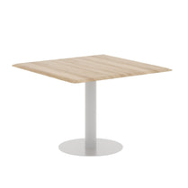 SQUARE SHAPE MEETING TABLE, MADE IN E1 LAMINATE CHIPBOPARD, WITH METAL LEG by Treejar | Souqify