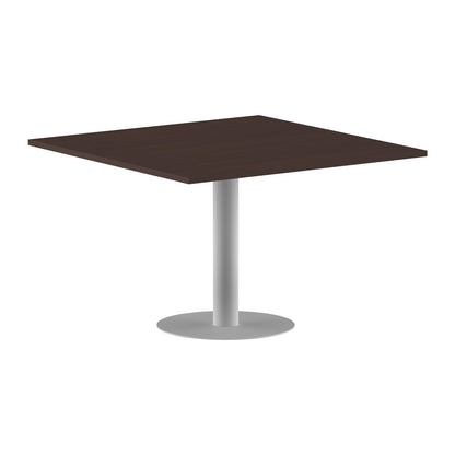 SQUARE SHAPE MEETING TABLE, MADE IN E1 LAMINATE CHIPBOPARD, WITH METAL LEG by Treejar | Souqify
