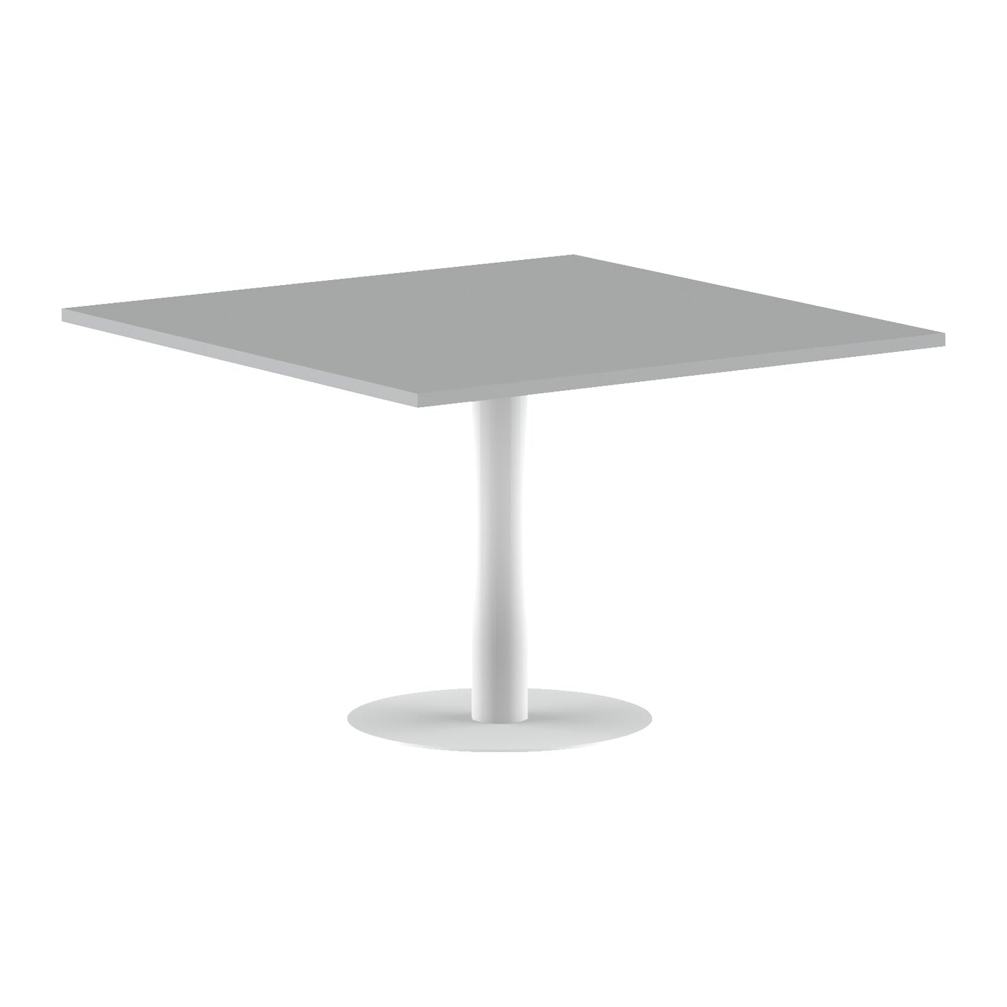 SQUARE SHAPE MEETING TABLE, MADE IN E1 LAMINATE CHIPBOPARD, WITH METAL LEG by Treejar | Souqify