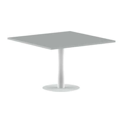 SQUARE SHAPE MEETING TABLE, MADE IN E1 LAMINATE CHIPBOPARD, WITH METAL LEG by Treejar | Souqify