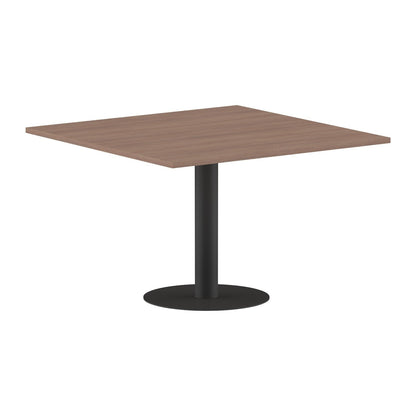 SQUARE SHAPE MEETING TABLE, MADE IN E1 LAMINATE CHIPBOPARD, WITH METAL LEG by Treejar | Souqify
