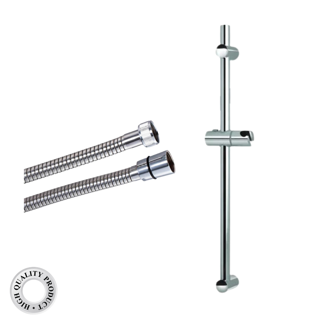 SS11-19 + 1.5m GAT - Shower Bar & Hose by TUSCANI | Souqify