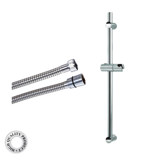 SS11-19 + 1.5m GAT - Shower Bar & Hose by TUSCANI | Souqify