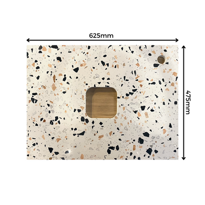 SSWT - White Terrazzo Solid Surface by TUSCANI | Souqify
