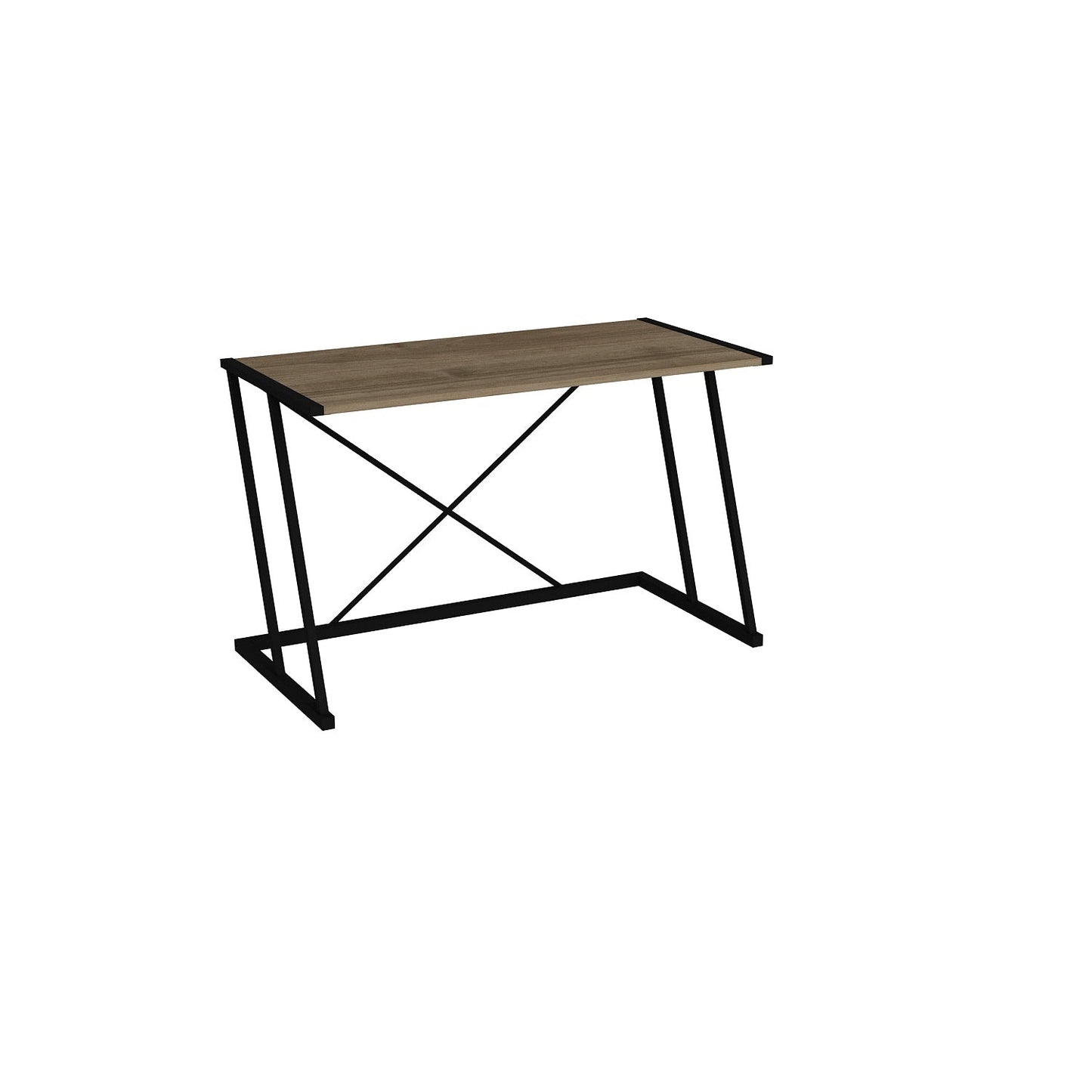 Study Desk Anemon - Walnut, Black-ANE47CD03 Walnut
Black 124 X 68 X 17 by DECOROTIKA | Souqify