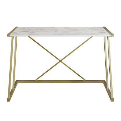 Study Desk Anemon - White, Gold-ANE47CD02 White
Gold 124 X 68 X 17 by DECOROTIKA | Souqify