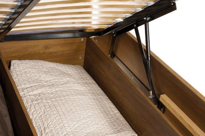 Stylish Lift Bed - VELVET | Solid Oak Wood by EWOODS | Souqify