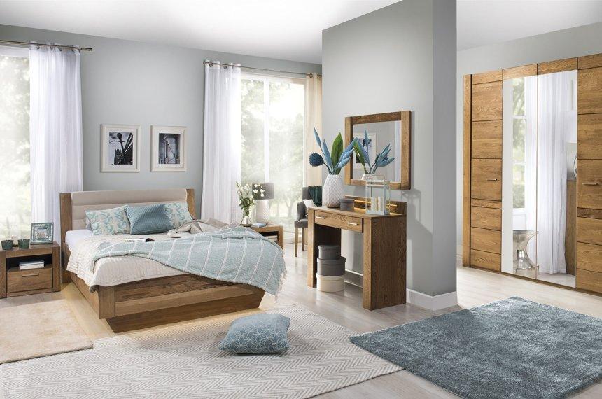 Stylish Lift Bed - VELVET | Solid Oak Wood by EWOODS | Souqify