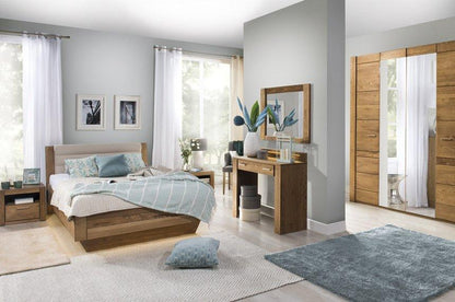 Stylish Lift Bed - VELVET | Solid Oak Wood by EWOODS | Souqify