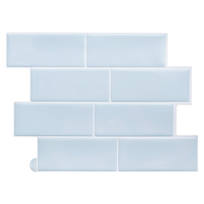 Subway Light Blue Color Vinyl Tiles T80752 by Vivid Tiles | Souqify