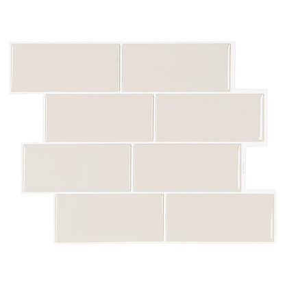 Subway Light Brown Color Vinyl Tiles T80762 by Vivid Tiles | Souqify