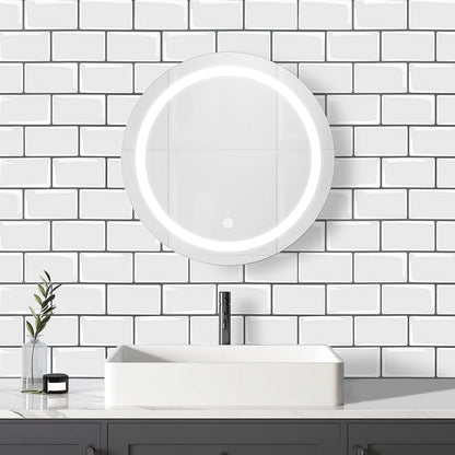 Subway White Color Vinyl Tiles T80053 by Vivid Tiles | Souqify