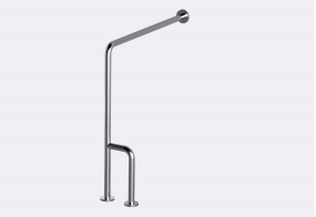 Support bar with third point set to the right of the toilet by Urumed | Souqify