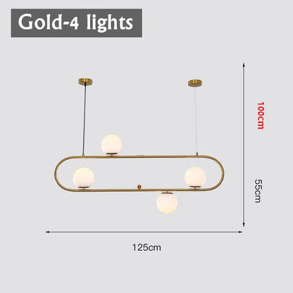 Suspension Golden Pendant Lights Metal Glass Mirror Ball Hanging Lamp Kitchen Modern Lighting Fixtures Hanging Light by Zhongsan | Souqify