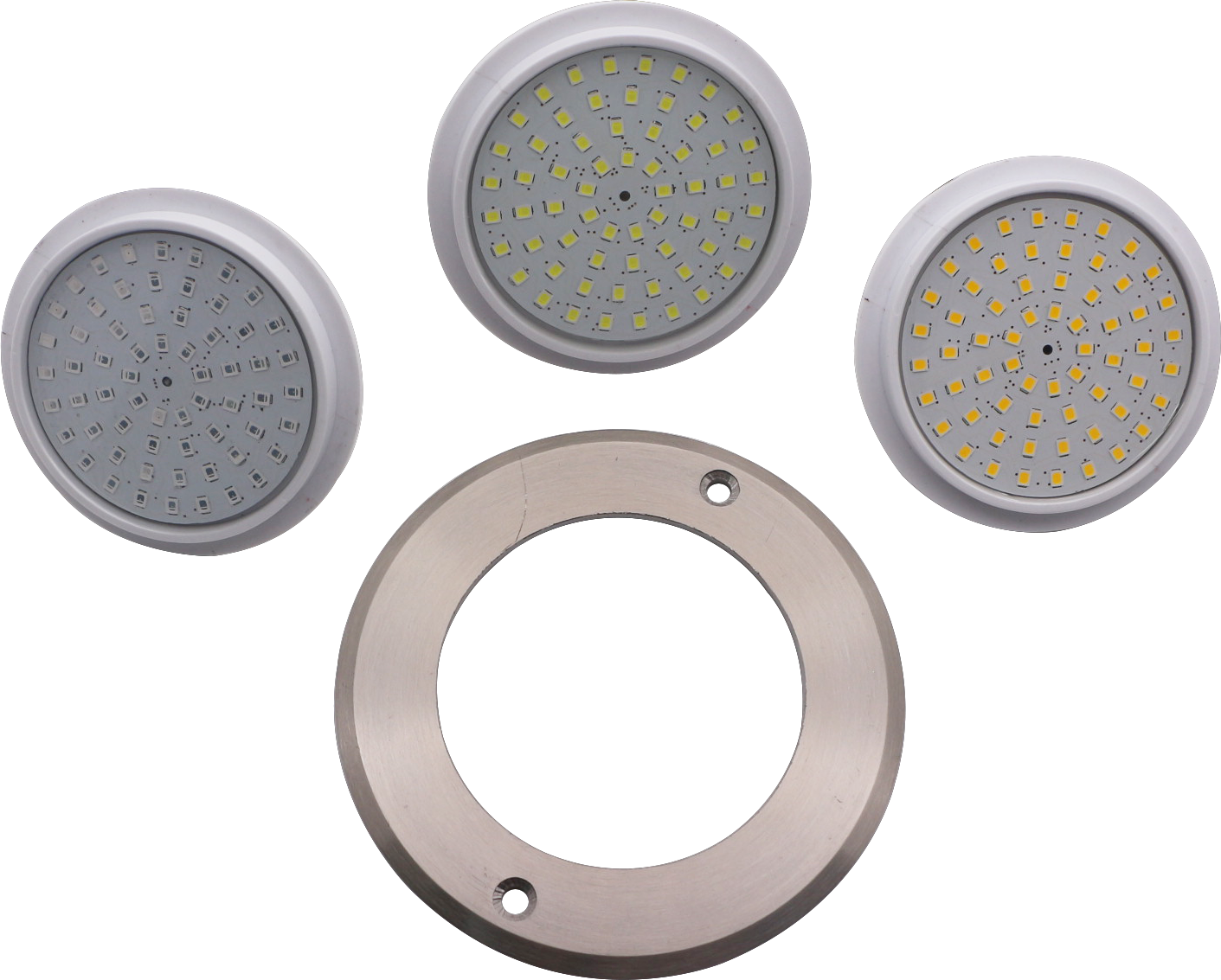 Swimming Pool LED Underwater Stainless Steel Slim Light 160mm Dia - Aquatic by Aquatic Pools & Fountains LLC | Souqify
