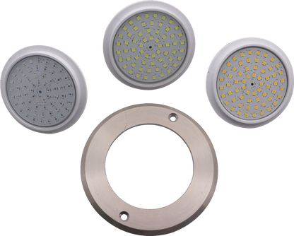 Swimming Pool LED Underwater Stainless Steel Slim Light 160mm Dia - Aquatic by Aquatic Pools & Fountains LLC | Souqify