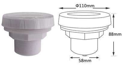 Swimming Pool Light 110mm Dia - Aquatic by Aquatic Pools & Fountains LLC | Souqify