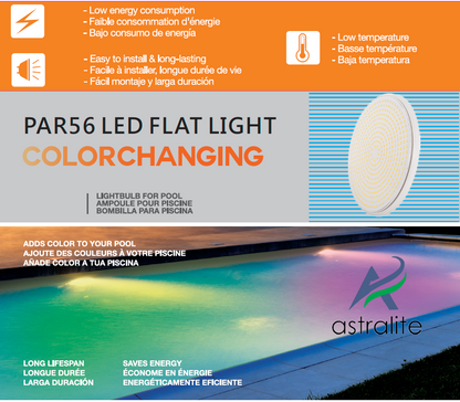 Swimming Pool PAR56 Flat Underwater Light - Aquatic by Aquatic Pools & Fountains LLC | Souqify