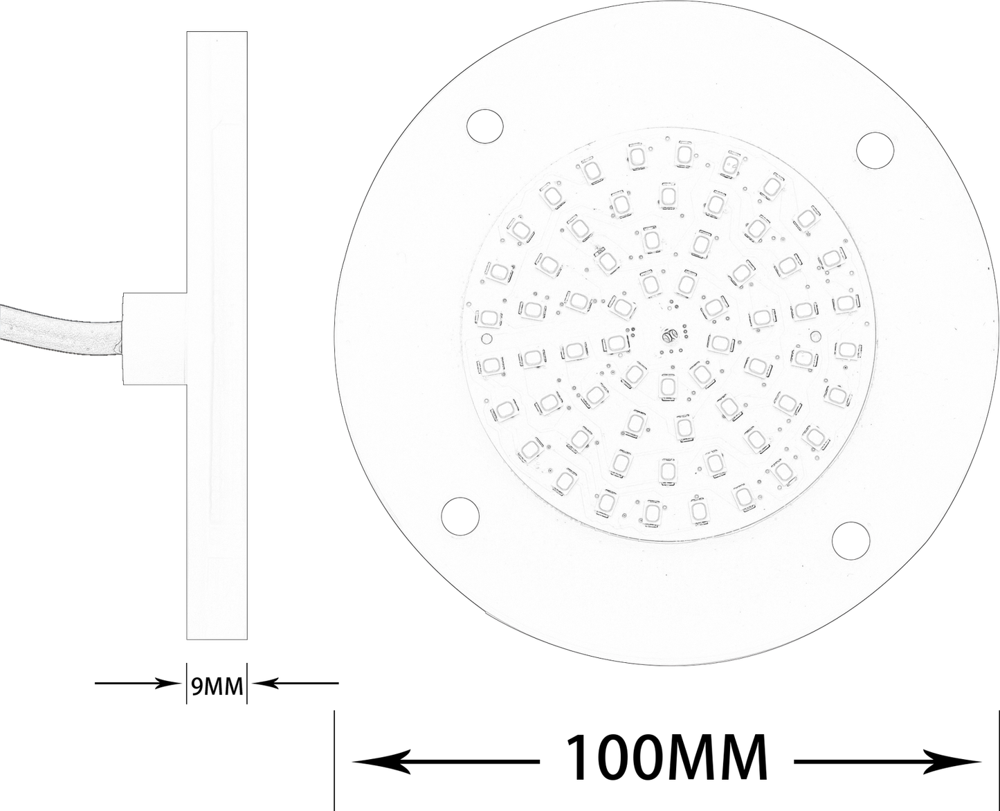 Swimming Pool / SPA LED Underwater Light 63 / 100mm Dia - Aquatic by Aquatic Pools & Fountains LLC | Souqify