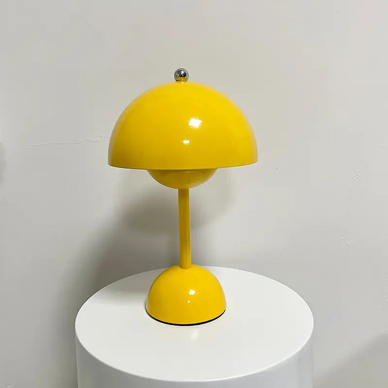 Table Lamp Nordic Simple Creative LED Study Desk Lamps Bud Decor Night Lamps Macaron Mushroom Light Metal Bedroom Bedside Home by Zhongsan | Souqify