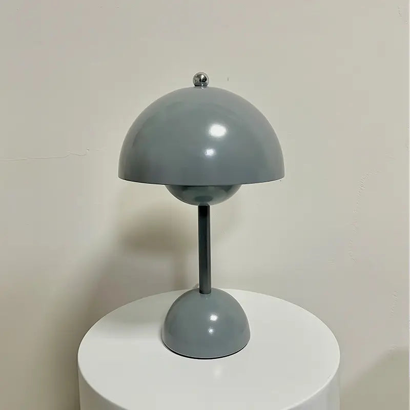 Table Lamp Nordic Simple Creative LED Study Desk Lamps Bud Decor Night Lamps Macaron Mushroom Light Metal Bedroom Bedside Home by Zhongsan | Souqify