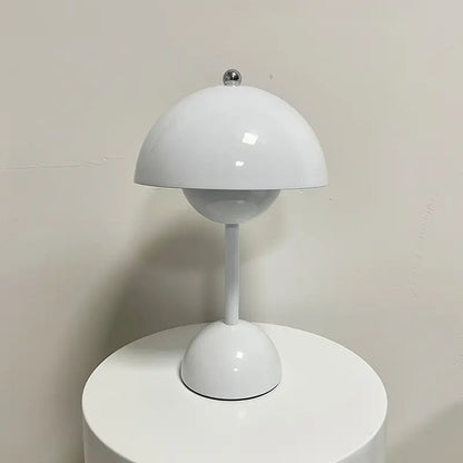 Table Lamp Nordic Simple Creative LED Study Desk Lamps Bud Decor Night Lamps Macaron Mushroom Light Metal Bedroom Bedside Home by Zhongsan | Souqify