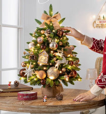 Table Top Gold Balls Christmas Tree by Ji Ling | Souqify