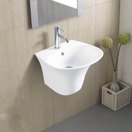 TBJ5600C - Wall Mounted Designer Basin by TUSCANI | Souqify