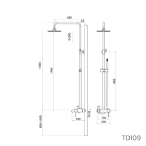 TD109B - Di Livio Series Rain Shower Set by TUSCANI | Souqify