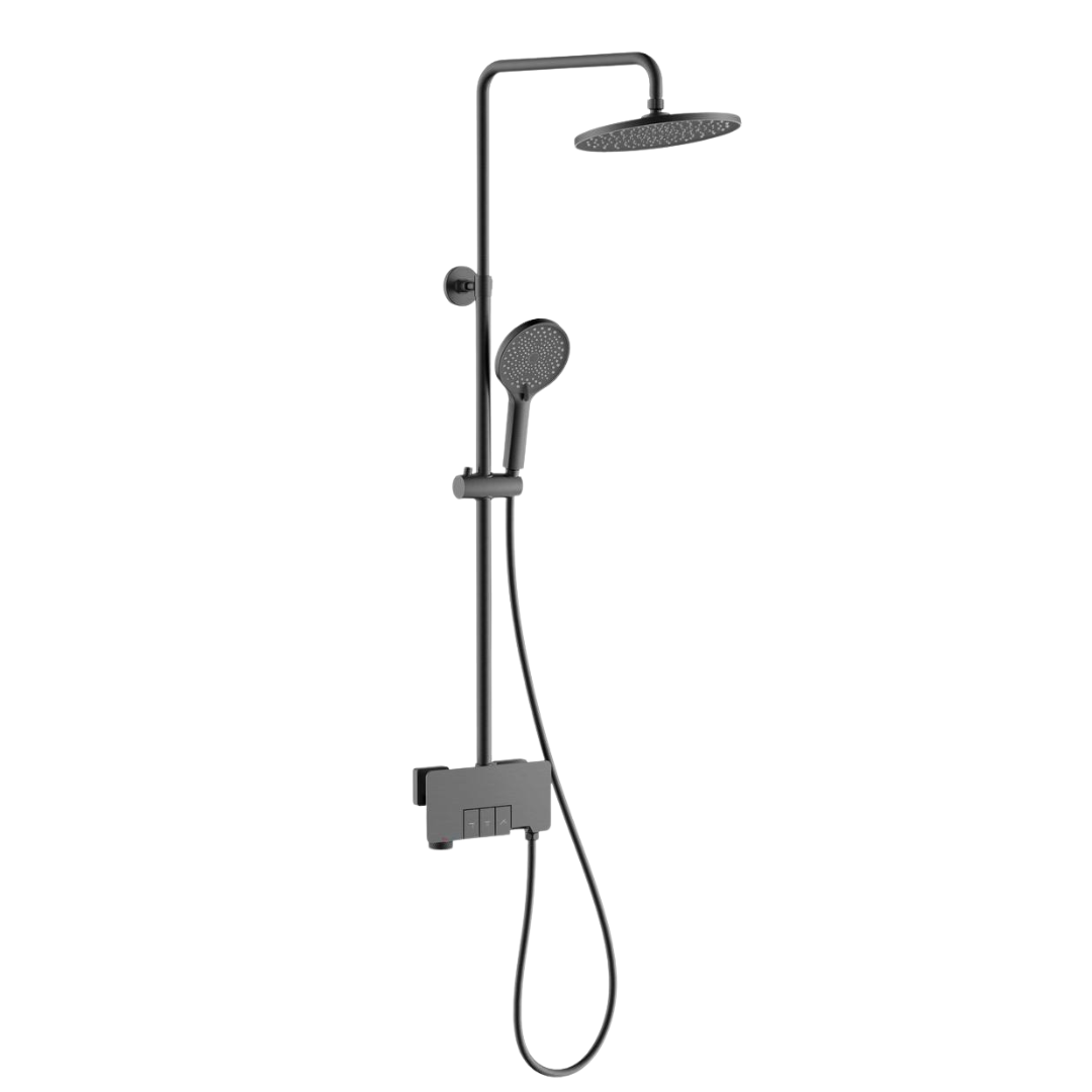 TE109 - Econa Series Rain Shower Set (Pianoforte) by TUSCANI | Souqify