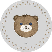 Teddy Solo rubber mat Round mat. Dimensions: Ø118cm x 4mm by Dinkids-Gugu the Hero | Souqify