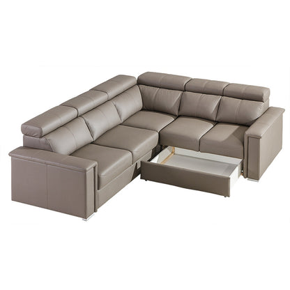 TERRACE Large Modern Corner Sofa Bed | 2610mm X 2410mm | Many upholstery materials | by EWOODS | Souqify