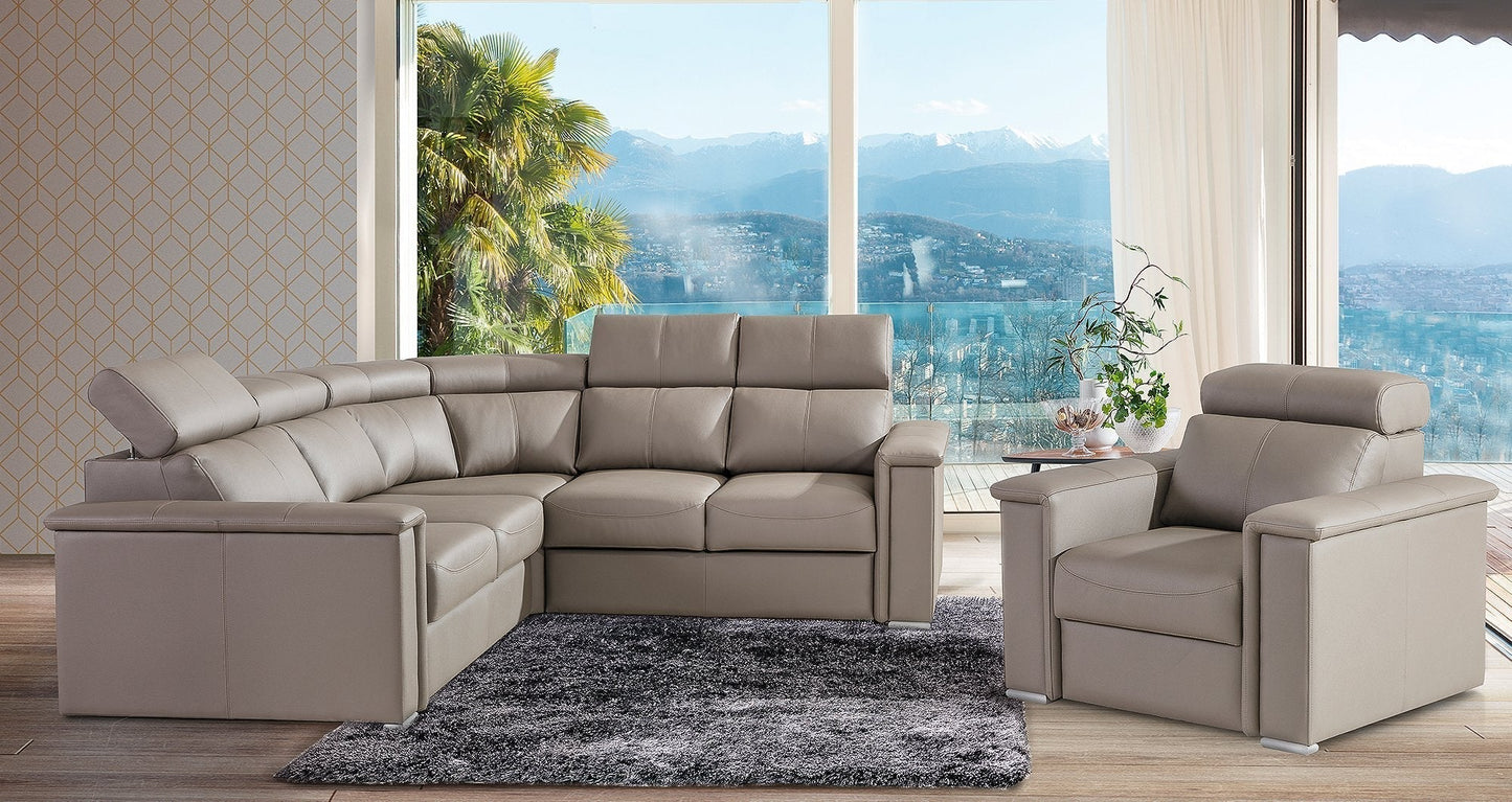 TERRACE Large Modern Corner Sofa Bed | 2610mm X 2410mm | Many upholstery materials by EWOODS | Souqify