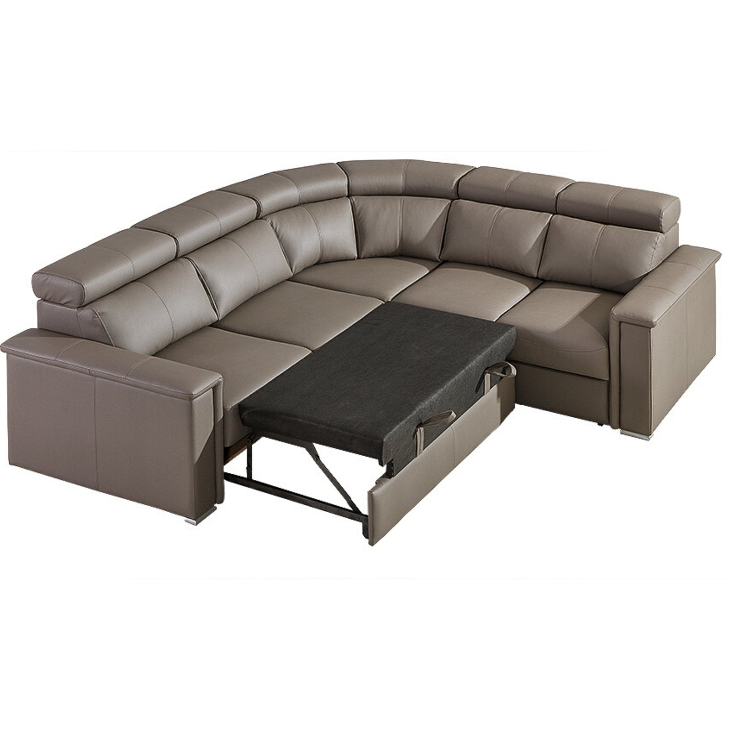 TERRACE Large Modern Corner Sofa Bed | 2610mm X 2410mm | Many upholstery materials by EWOODS | Souqify