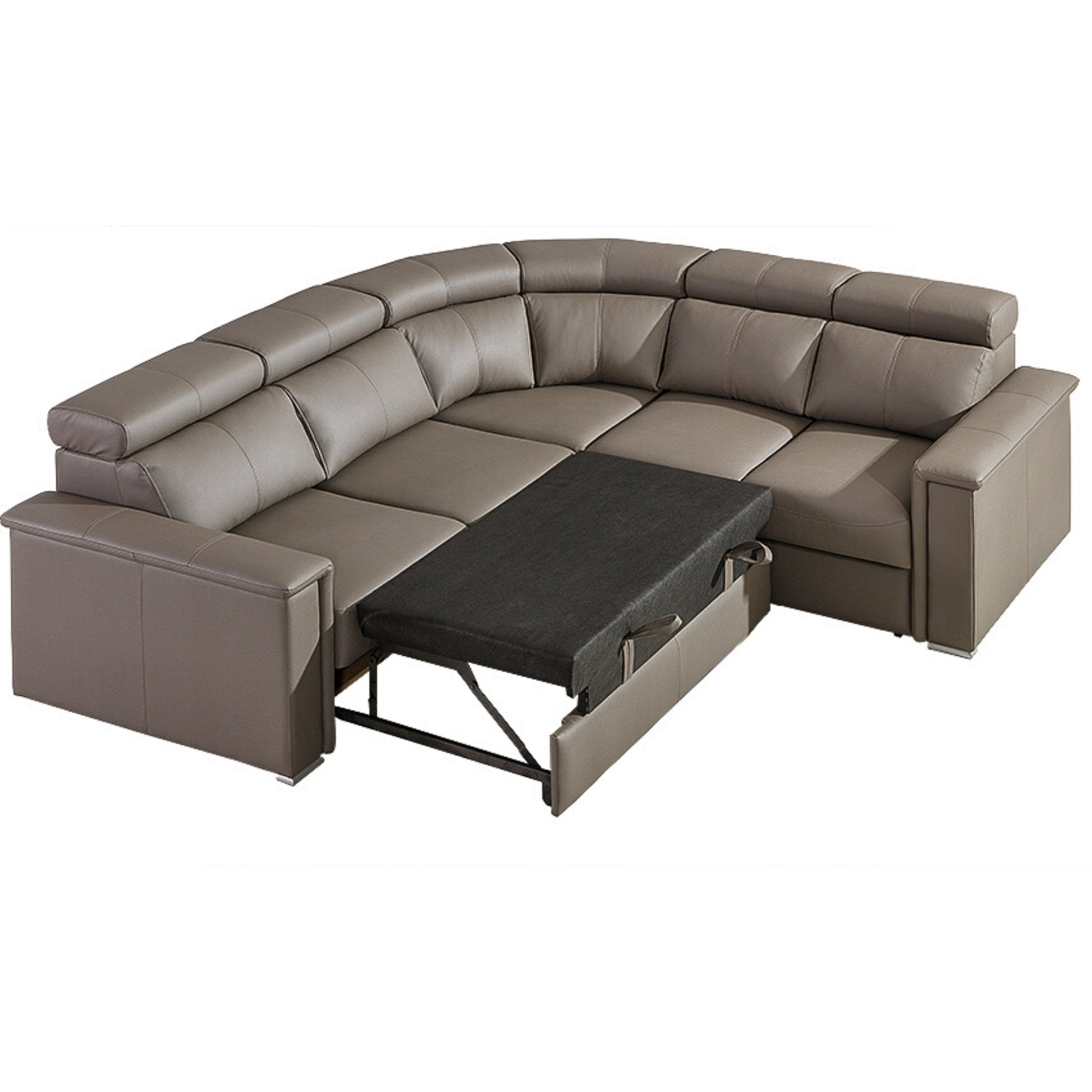 TERRACE Large Modern Corner Sofa Bed | 2610mm X 2410mm | Many upholstery materials by EWOODS | Souqify