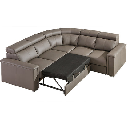 TERRACE Large Modern Corner Sofa Bed | 2610mm X 2410mm | Many upholstery materials by EWOODS | Souqify