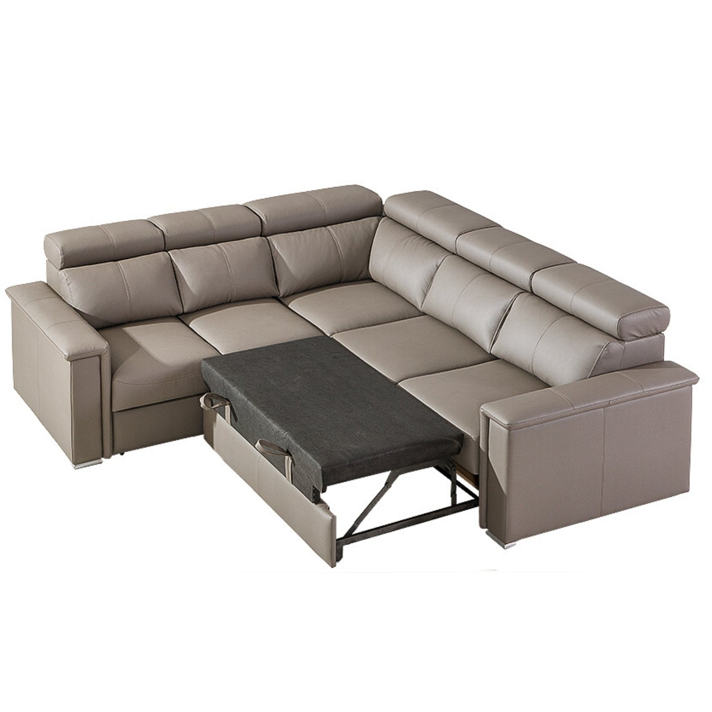 TERRACE Large Modern Corner Sofa Bed | 2610mm X 2410mm | Many upholstery materials | by EWOODS | Souqify